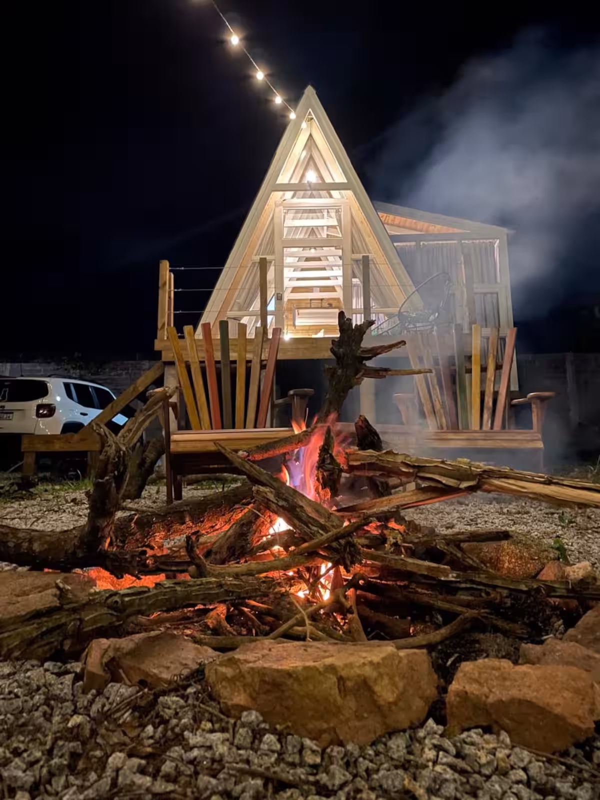 Natureza ao redor do chalé